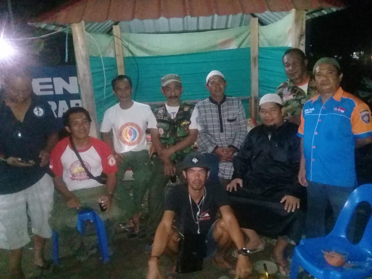 Personel Orari Lokal Sidrap di malam pergantian tahun 2018 - 2019