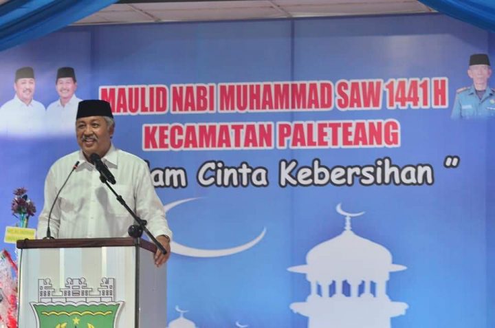 Bupati Pinrang Hadiri Maulid Nabi Muhammad SAW di Paleteang