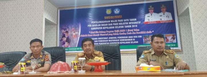 Sosialisasi Wajib PAUD di Selayar