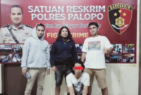 Pelaku Ekploitasi Anak Saat Diamankan ke Polres Palopo