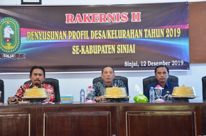 Rakernis II Penyusunan Profil Desa di Sinjai