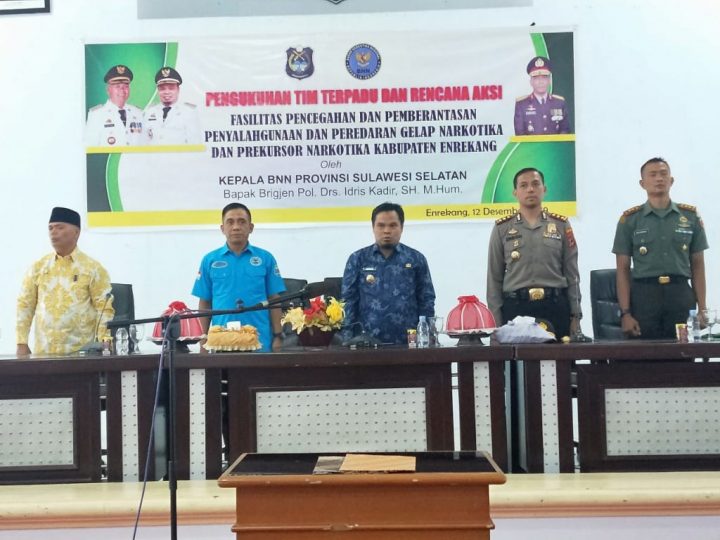 BNN Bentuk Tim Pencegahan Narkotika di Enrekang