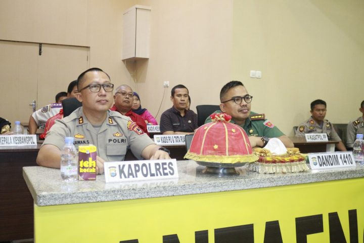 Kapolres dan Dandim 1411 Bantaeng, Vicon dengan Kapolri