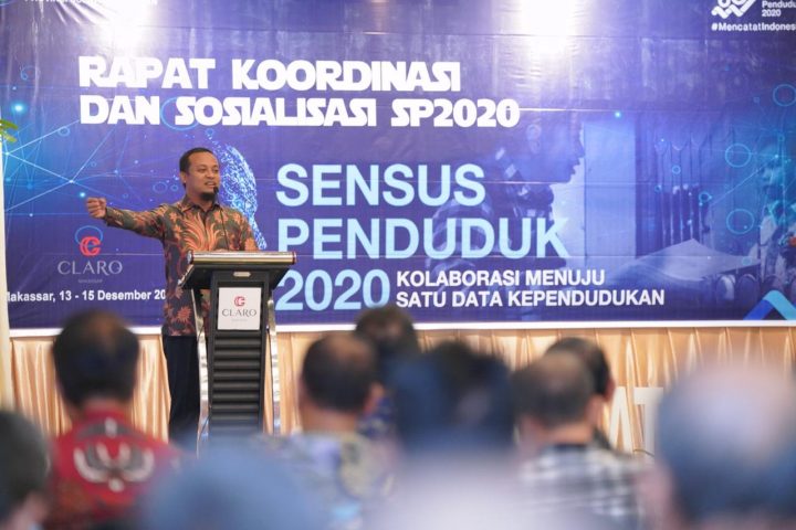 Wagub Sulsel Pada Rakor Sosialisasi Sensus Penduduk 2020