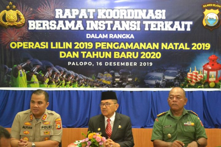 Polres Palopo Gelar Rakor Jelang Operasi Lilim 2019