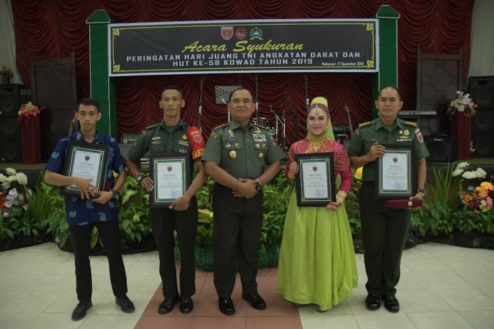 Pangdam Hasanuddin pada Acara Syukuran Hari Juang TNI dan Kowad