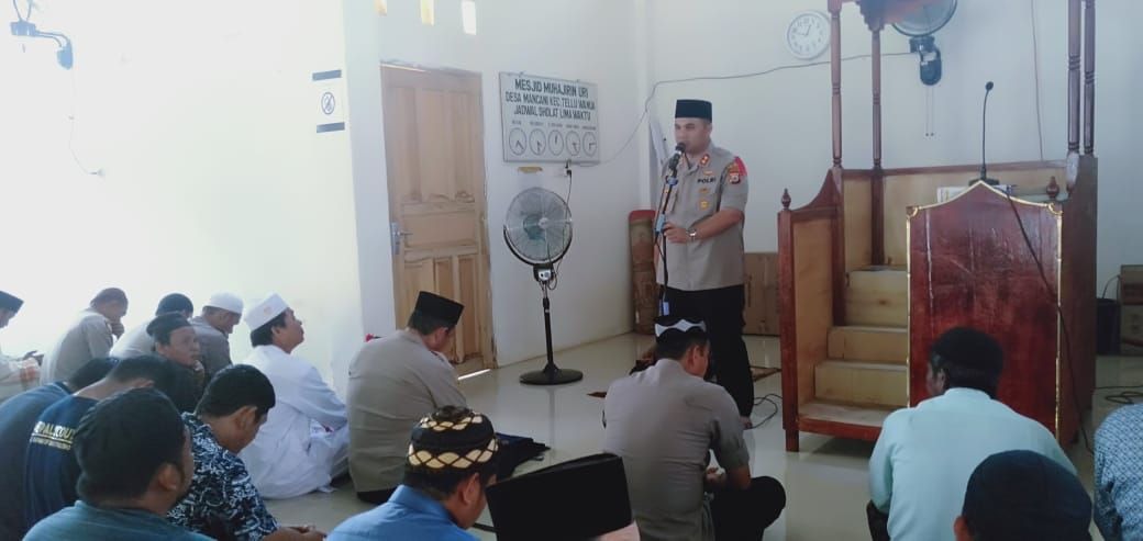 Shalat Jumat di Masjid Muhajirin, ini Pesan Kapolres Palopo