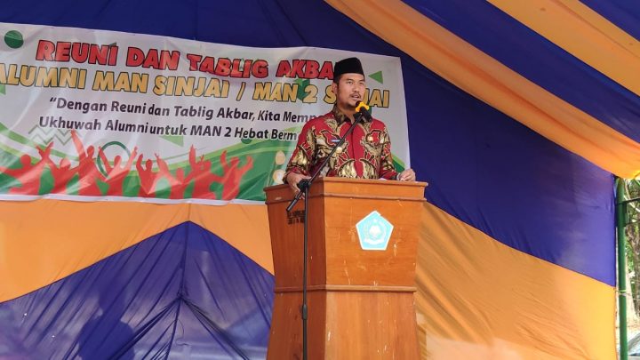 Bupati Sinjai Hadiri Reuni dan Tabligh Akbar MAN 2 Sinjai