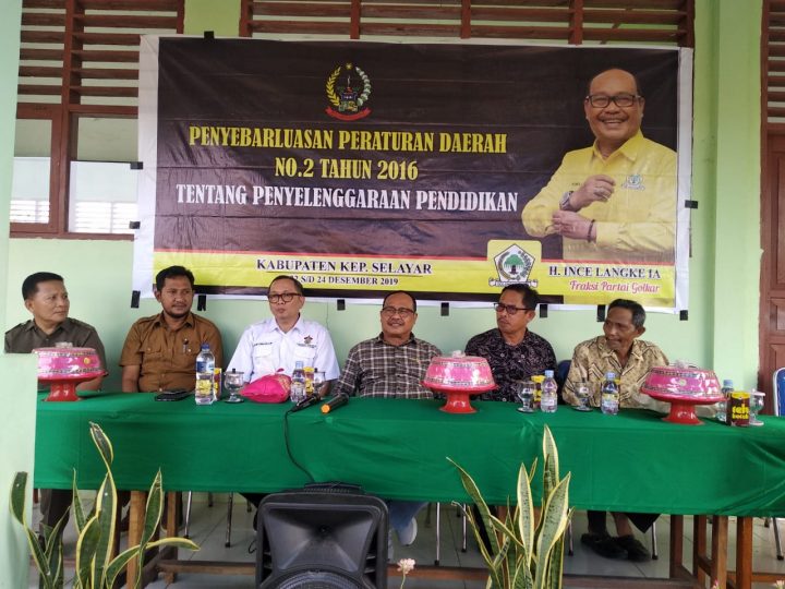 H. Ince Sosialisasi Penyelenggara Pendidikan