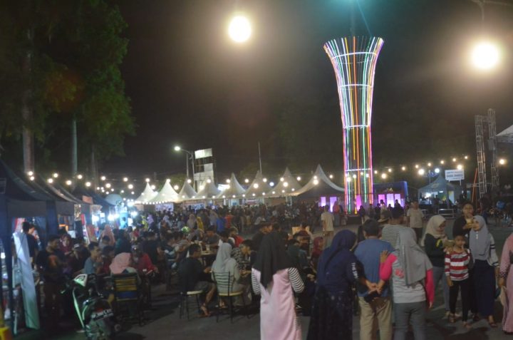 Nampak Pengunjung Padati Expo UMKM di Sidrap