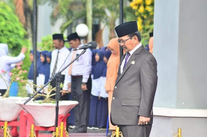 Wabup Pinrang Jadi Pembina Upacara Hari Amal Bakti ke-74