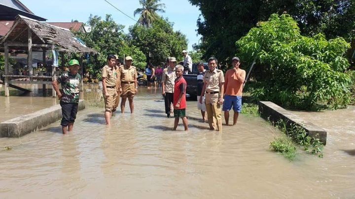 Salah satu Lokasi di Pinrang yang Terkena Banjir