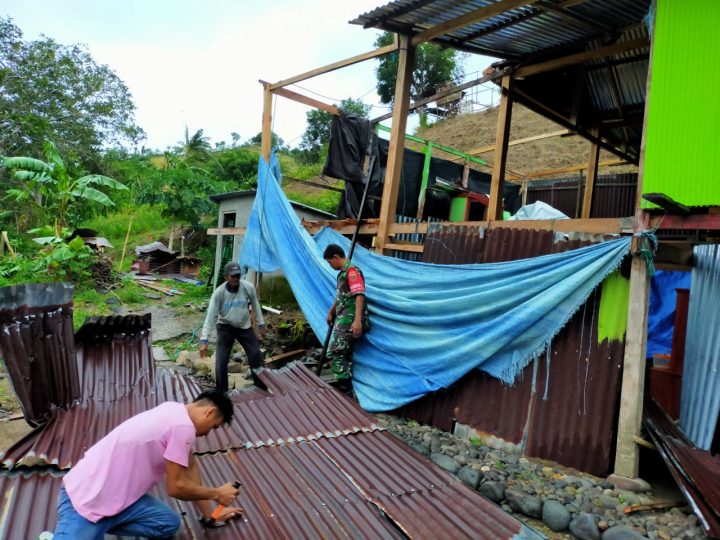 Dampak Angin Kencang di Barru