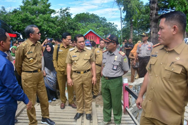 Gubernur Sulsel bersama Wabup Sidrap di Bilokka