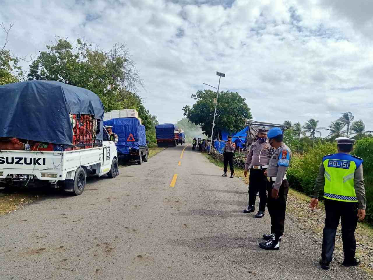 Antisipasi Kejahatan dan Peredaran Narkoba, Polres Selayar Gelar Razia