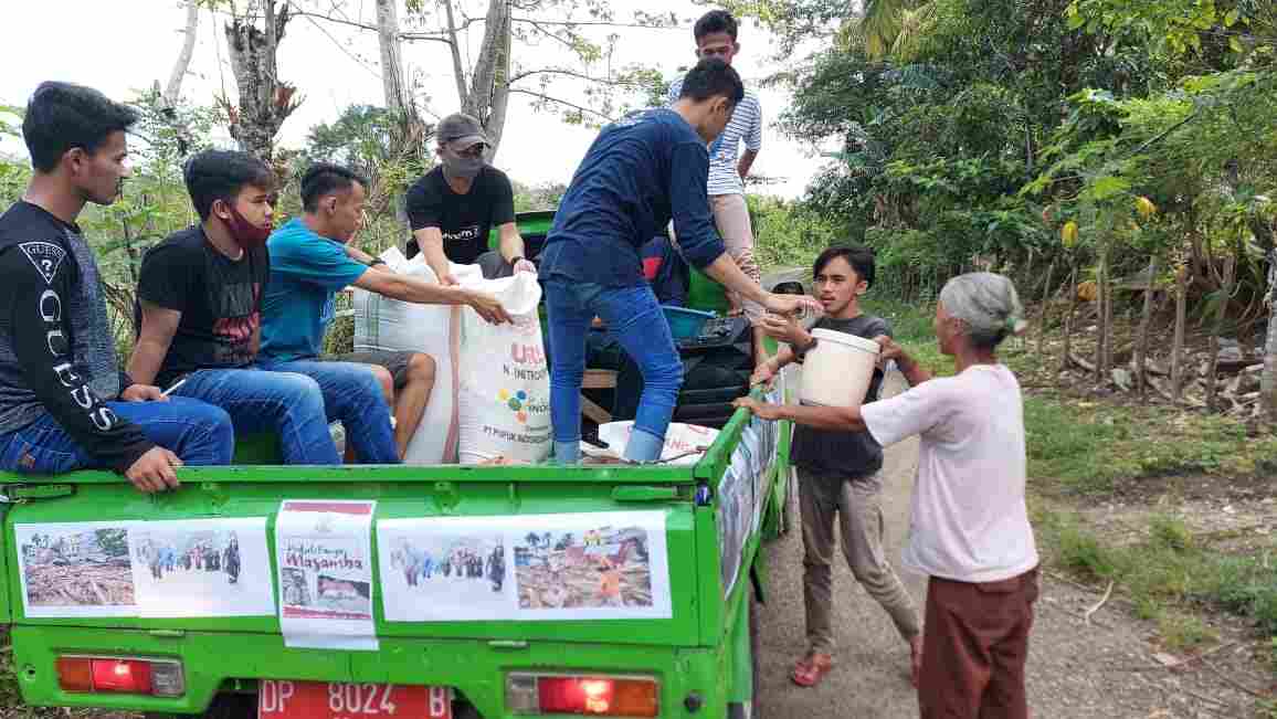 Pemuda LAPIDDE COMMUNITY Galang Dana Untuk Korban Banjir Bandang Lutra