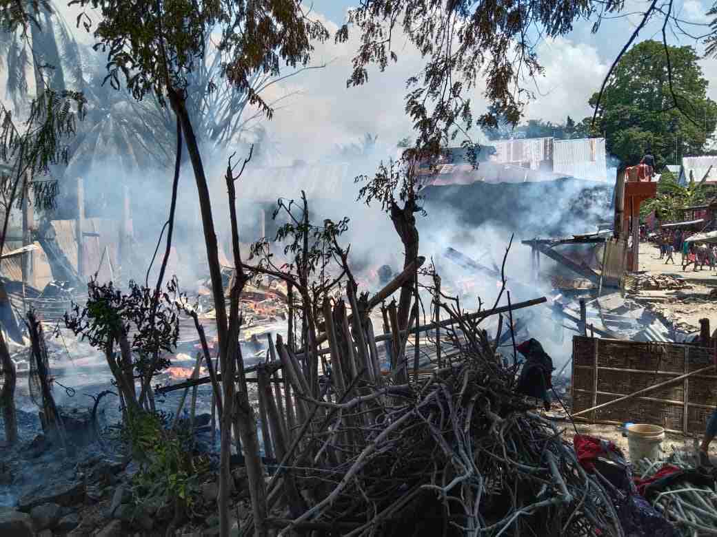 2 Unit Rumah di Bangkala Jeneponto Ludes Terbakar