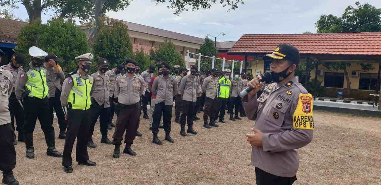 75 Personel Polres Jeneponto Disiapkan Back up Pengamanan Pilkada Gowa