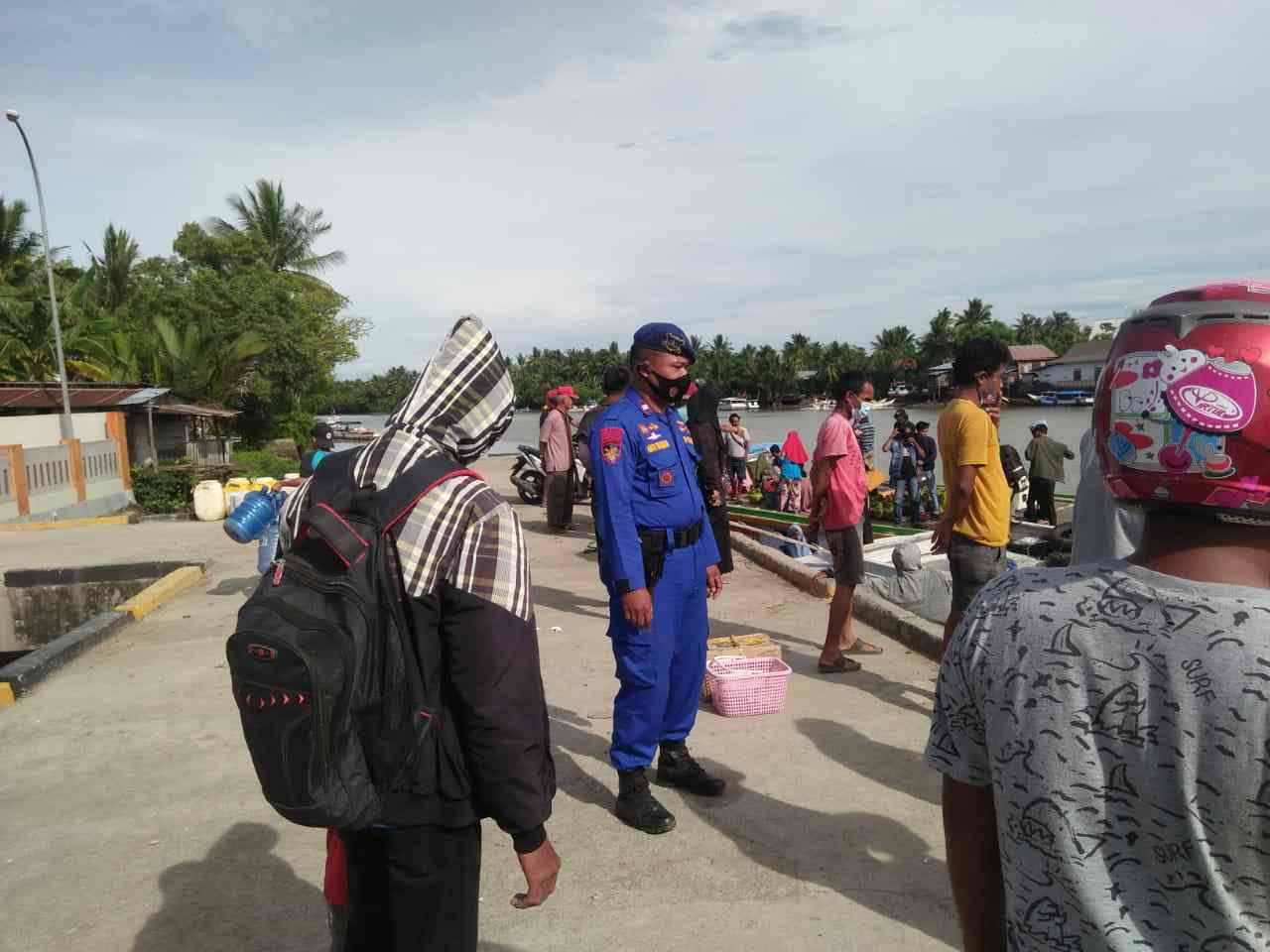 Tekan Covid-19, Sat Polairud Polres Sinjai Gencarkan Operasi Yustisi