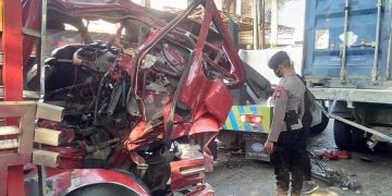 Tabrakan Beruntun di Jalan Ir Sutami, Sopir Truk Asal Takalar Tewas Terjepit