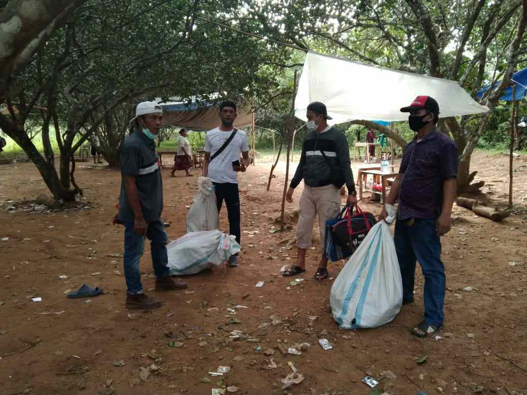 Judi sabung Ayam di Ma'rang Digerebek tidak ada Pelaku Diamankan