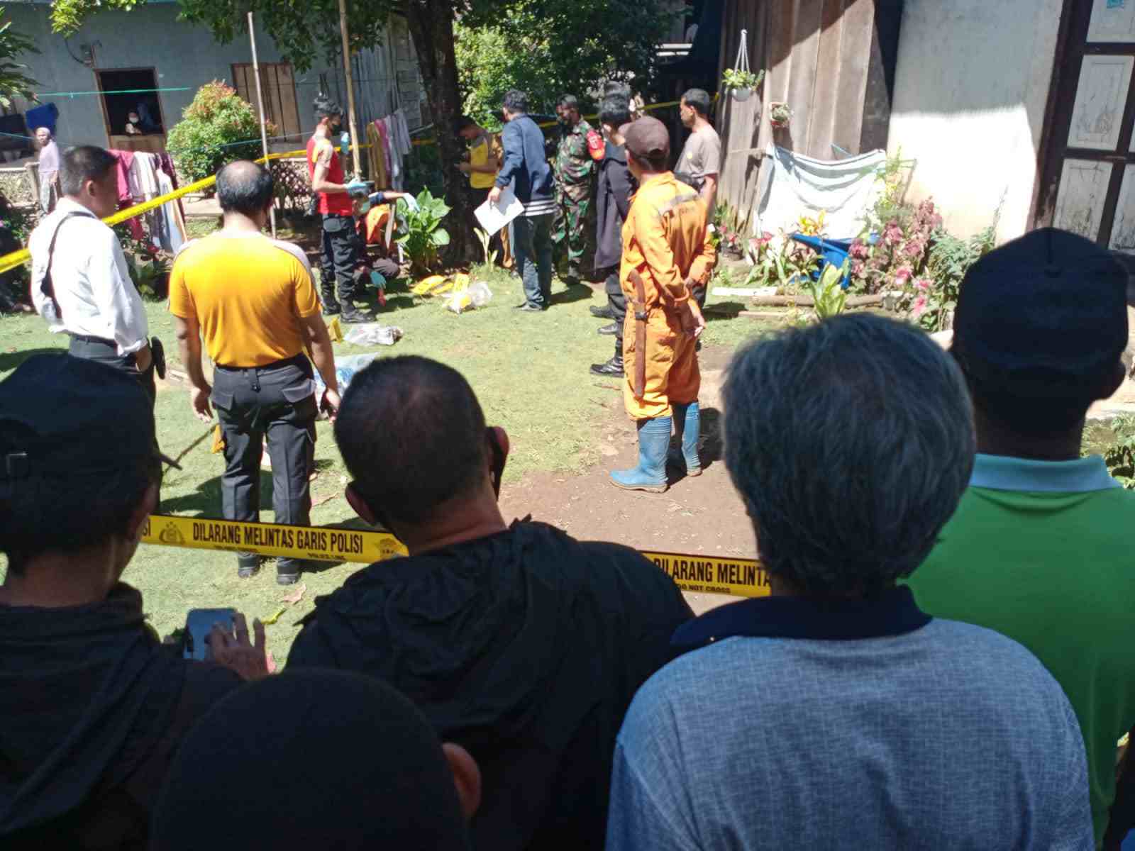 Suasana di lokasi kejadian, (foto: ist)