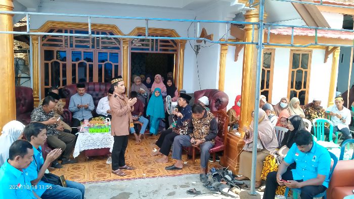 KH. Nur Maulana pimpin do'a acara Maulid Nabi di kediaman Ketua Umum DPP BAIN HAM R.I