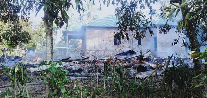 Kebakaran di Kajang Bulukumba, Rumah dan Sepeda Motor Ludes Terbakar