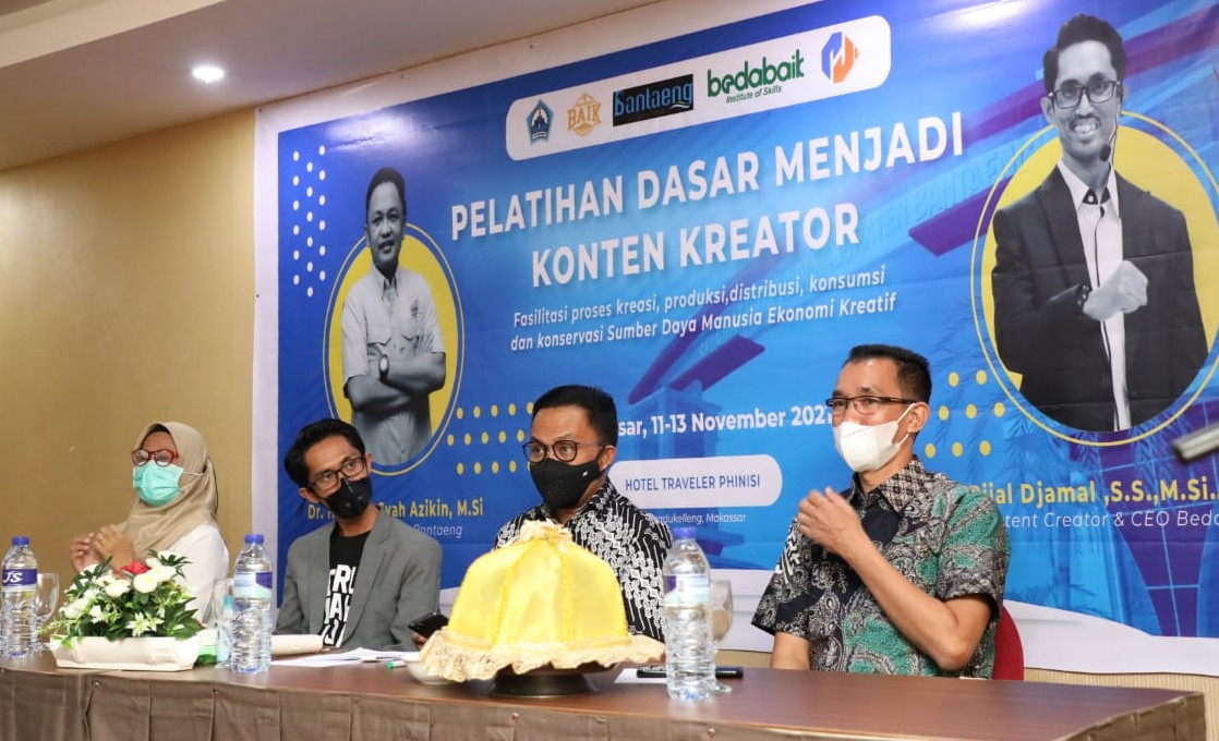 Pelatihan Konten Kreator untuk Pemuda Bantaeng