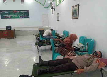 Hari Juang Kartika TNI-AD, Personil Polres Bulukumba ikut Donor Darah