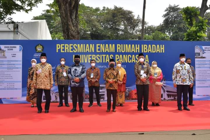 Wapres Resmikan 6 Rumah Ibadah di Universitas Pancasila, ini Sambutannya