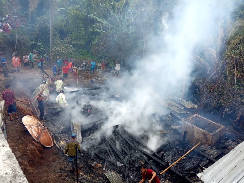 Satu Unit Rumah di Balassuka Gowa Ludes Terbakar