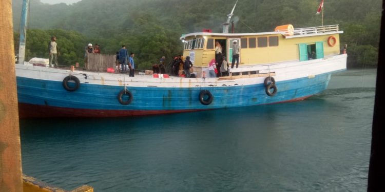 Rombongan Wabup Selayar Gunakan Perahu Pengangkut Barang Pantau Vaksinasi Jadi Sorotan