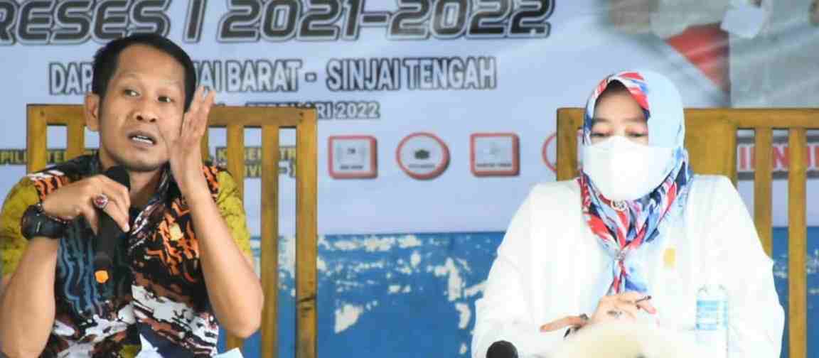 2 Anggota DPRD Sinjai Fachriandi Matoa dan Hj. Nurbaya Toppo Gelar Reses Masa Sidang I Tahun 2022