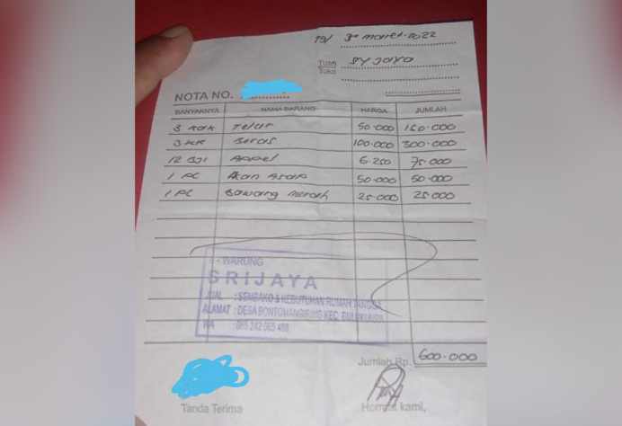 KPM Bonto Mangiring Mengaku Dipaksa Belanja ke Warung Agen BPNT dengan harga Mahal, Kalau Tidak Mau, Dicopot!