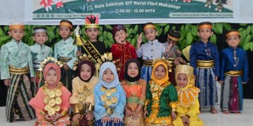 Kenalkan Keragaman Budaya Indonesia, TKIT Nurul Fikri Makassar Gelar Festival Budaya