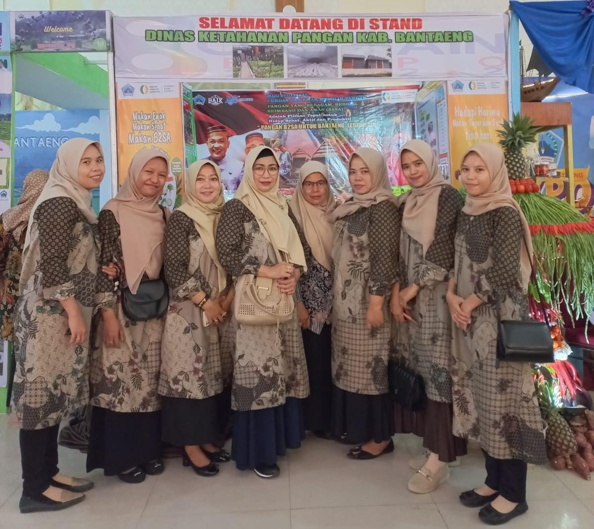 Stand Dinas Ketahanan Pangan Kabupaten Bantaeng di Bonthain Expo 2022