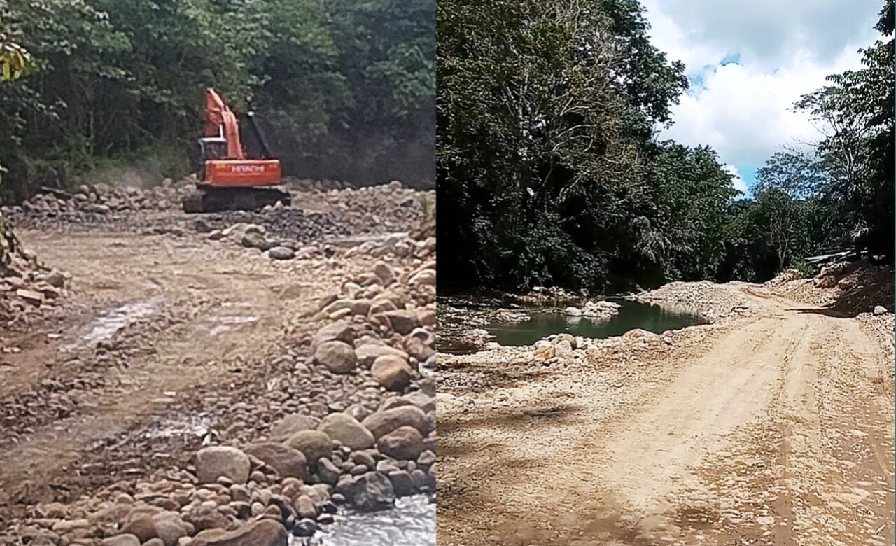 Aktivitas pertambangan di bantaran sungai Biangkeke Desa Dampang, Gantarang, Bulukumba (doc : Hendra wiranto/Beritasulsel.com)