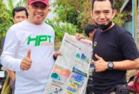 (Baju warna Hitam) Ridwan Wahid alias Wawan, Bacaleg PPP nomor urut 6, Kabupaten Sidrap 