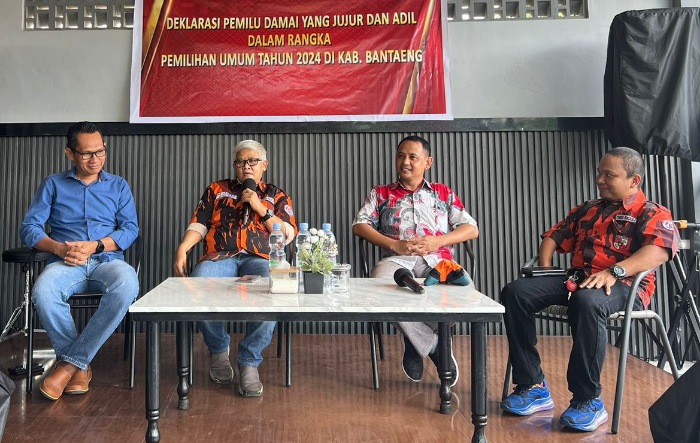 Deklarasi Pemilu Damai 2024 Pemuda Pancasila Kabupaten Bantaeng