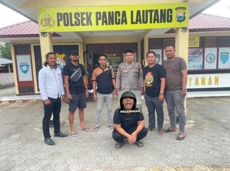 MU usai diringkus oleh Personel Polres Sidrap. (foto: dok, Humas Polres Sidrap)