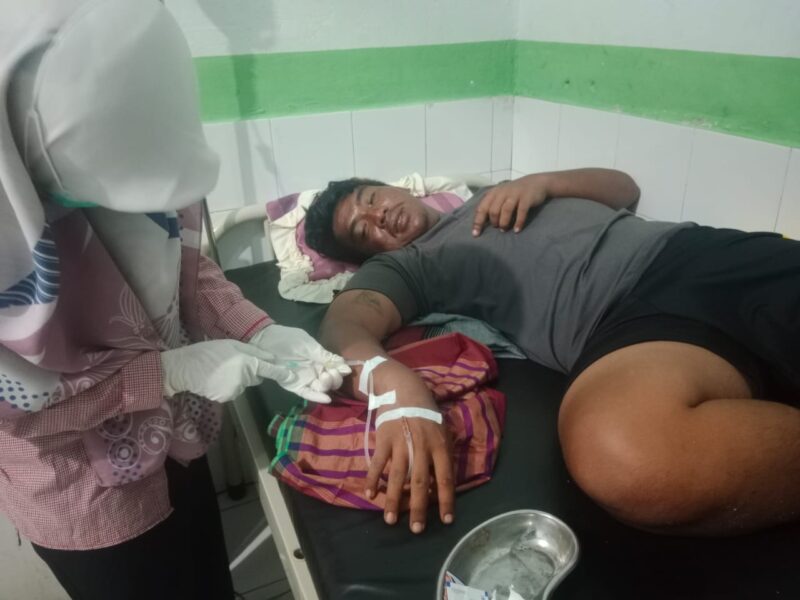 Salah seorang ABK KM Dewi Jaya 2 yang berhasil dievakuasi. (Foto: dok, istimewa)