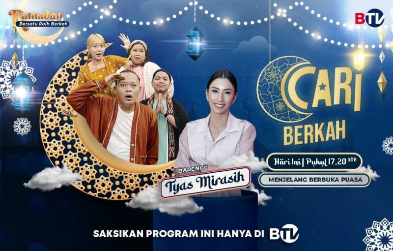 Seru! Sule, Mimin Eva, Tyas Mirasih dan Vio Salah Paham, Saksikan di BTV dalam Program Cari Berkah.  (foto: istimewa)