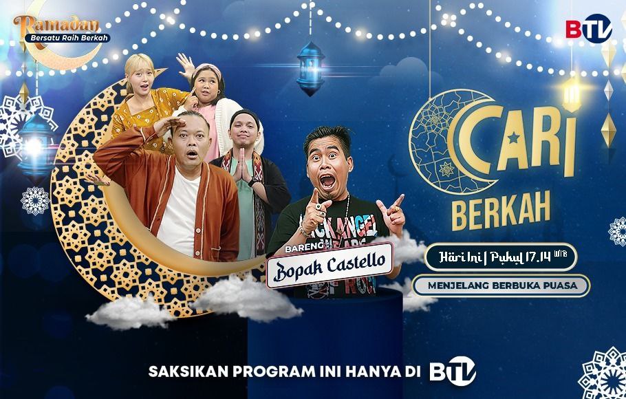 sule dalam acara cari berkah di BTV
