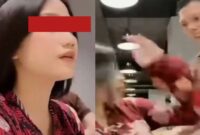 wanita cantik yang dianiaya di restoran cepat saji di Kota Kendari (foto: tangkapan layar) 