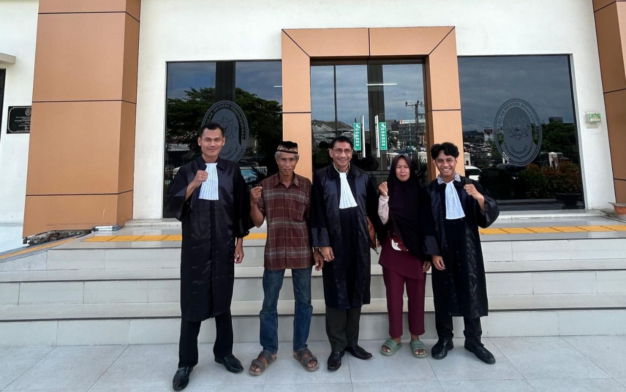 Tidak Terbukti Serobot Lahan Jenderal, 2 Rakyat Jelata di Gowa Diputus Lepas dari Tuduhan