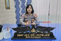 Kasat Lantas Polres Wajo, AKP Desi Ayu Dwi Putri (foto: beritasulsel.co)