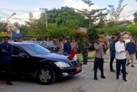 Foto: Presiden Jokowi saat Tiba di RSUD Sinjai (Ist)