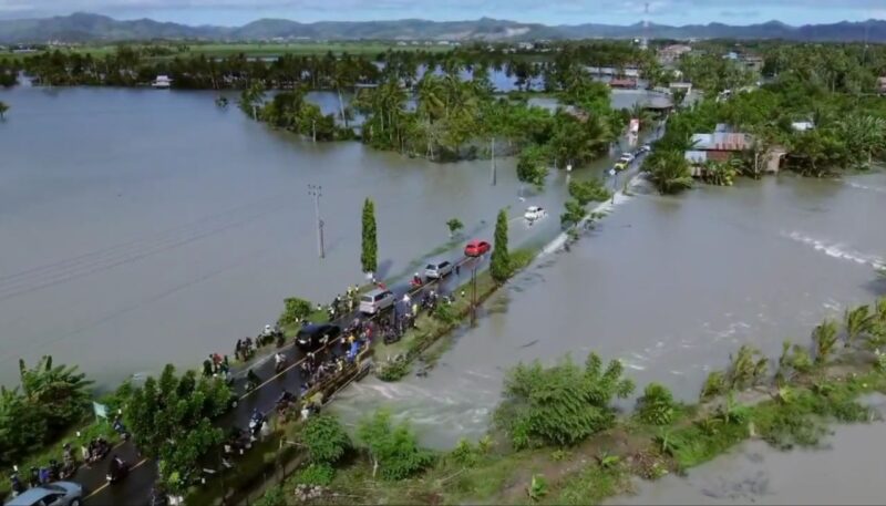 Banjir di Sidrap (foto: tangkapan layar)