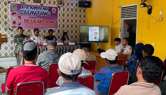 Pemdes Mojong Sidrap Gelar Rembuk Stunting